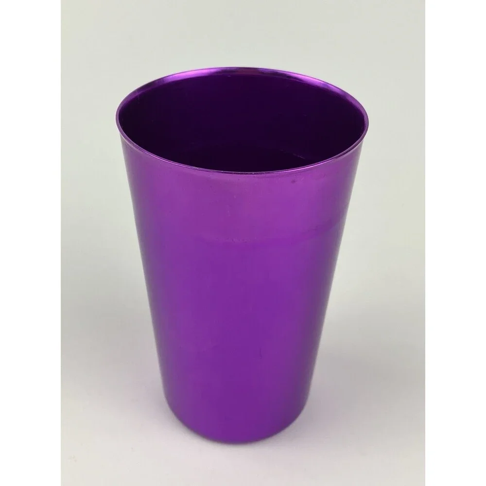 Bascal Metalic Colored Cups & Bowls | 11 Cups & 7 Bowls VTG Decorative